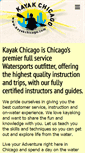 Mobile Screenshot of kayakchicago.com